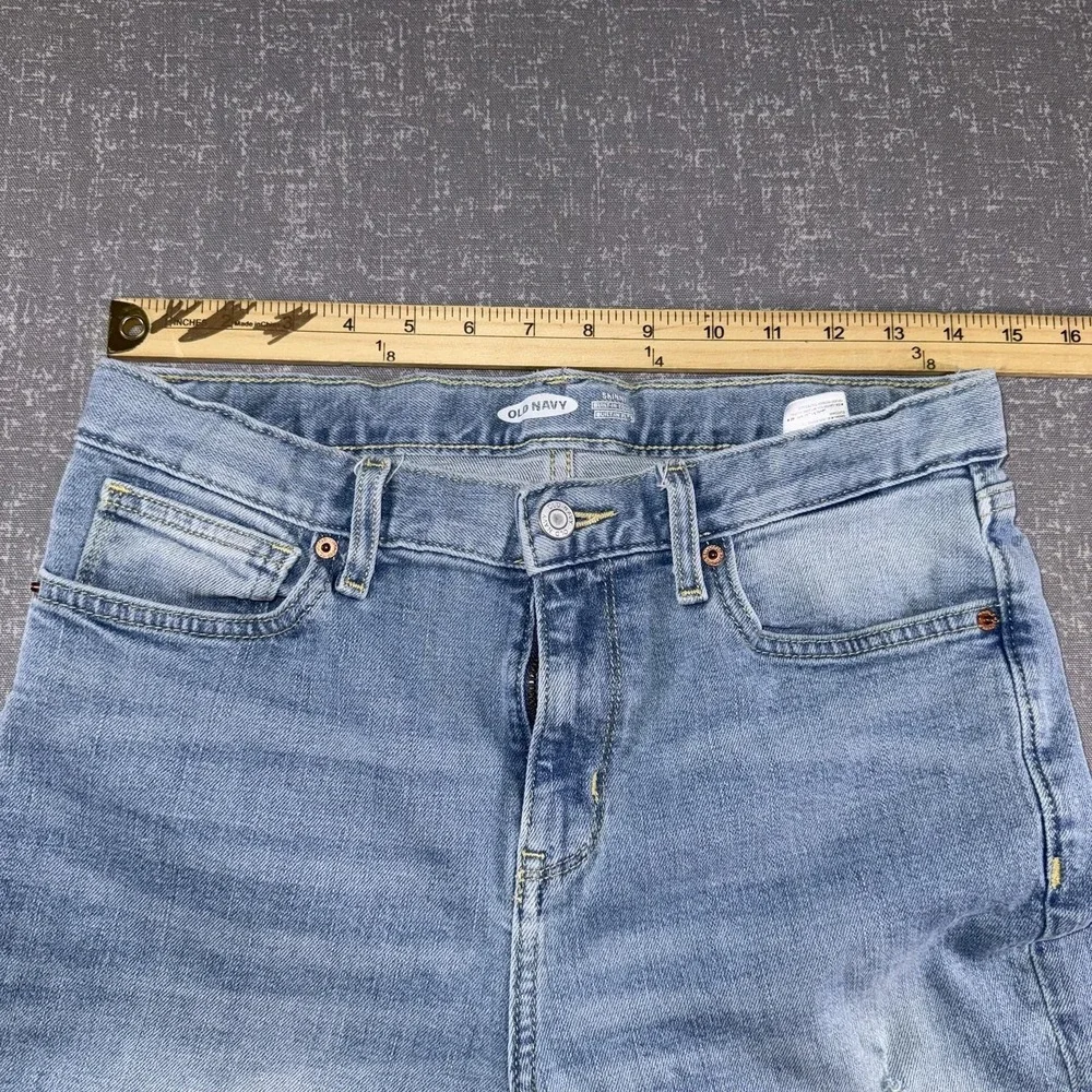 Old Navy Jeans Boys 18 Blue Skinny Built-In Tough Flex Adjustable Waist Denim